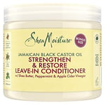 Shea Moisture après-shampooing sans rinçage Huile de Ricin Noir de Jamaïque pour Cheveux Naturels, 431 ml