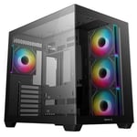 DeepCool CG530 4F - ATX Midi Tower Black, 4x ARGB Fans R-CG530-BKADA4-G-1