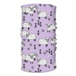 Écharpe Tube Homme Femme Bande De Cheveux Unique Écharpe Visage Durable Chapeaux Visage Champ De Moutons Moutons Laine Animaux Ferme Animaux Pastel Purple Décoration Faciale Pour Moto Yoga Escalade