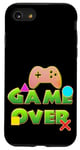 Coque pour iPhone SE (2020) / 7 / 8 Game Over Vintage Retro Jeux Vidéo Gaming