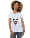 It Chapter 2 Women's Pennywise Poster Stare T-Shirt White Medium