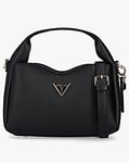 Guess Iwona Black Top Zip Cross-Body Bag