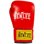 BENLEE Rocky Marciano "Fighter" Gant de boxe cuir, Noir/Rouge, 8 Taille Unique