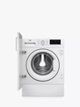 Beko WTIK94121F Integrated Washing Machine, 9kg Load, 1400rpm Spin, White