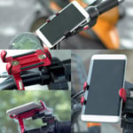 Aluminum Motorcycle Bike Bicycle Holder Mount Handlebar For Cell Black