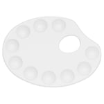 Plastpalet Oval 22,5x16,7 cm