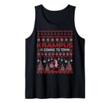 Krampus Is Coming To Town Christmas Ugly Christmas Tank Top