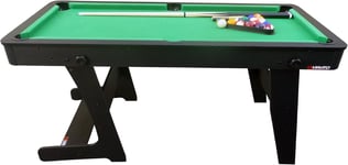 VIAVITO PT100X Folding Pool Billiards Table with All Accessories, Space Saving &