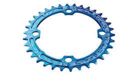 Race face mono plateau narrow wide 104mm bleu