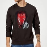 Sweat-shirt Avengers Endgame Iron Man Brushed Homme - Noir - XL