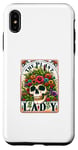 Coque pour iPhone XS Max The Plant Lady Carte de tarot Halloween Squelette gothique magique