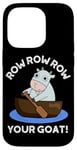 iPhone 14 Pro Row Row Row Your Goat Funny Animal Pun Case