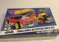 Hot Wheels Motor Maker Kitz - 2 Car Challenge Accepted Race Kit Pull Back Power