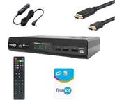 RECEPTEUR FRANSAT HD STARcom 9947+HDMI +CARTE FRANSAT+ ALLUME CIGARE HD ME