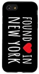 Coque pour iPhone SE (2020) / 7 / 8 AMOUR TROUVÉ (COEUR) À NEW YORK - Funny American