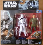 STAR WARS - Rogue One - Snowtrooper Officer VS Poe Dameron - HASBRO 2016 - NEUF