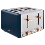 Tower Cavaletto 4 Slice Stainless Steel Toaster