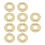 10pcs Cream Rhythm Treble Toggle Switch Washer for Gibson LP Electric Guitar