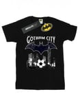 DC Comics Womens/Ladies Batman Football Gotham City Cotton Boyfriend T-Shirt - 3XL