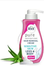 Veet Pure Hair Removal Cream 400ml, Legs & Body Sensitive Skin Aloe Vera Bargain