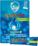 Spatone Natural Liquid Iron Supplement Apple Flavour With Vitamin C (28 Sachets