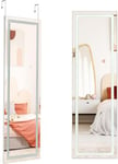 Miroir Pleine Longueur avec LED Psyche Longue Debout Miroir Chambre Etage Miroir Dressing Miroir Miroir Mural Cadre en MDF