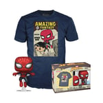 Spider-Man Spider-Man Comic Cover Pop & T-shirt Vinyl Figurine 593 Funko Pop! multicolor