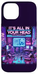 iPhone 14 It's All In Your Head Cyberpunk Japanese Vaporwave Aesthetic Case