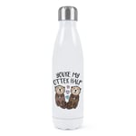 You're My Otter Half Double Wall Water Bottle Funny Valentines Day Girlfriend