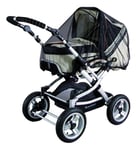 Sunnybaby - 10159 - Moustiquaire universelle pour poussette Jogger et lit pliable - Noir