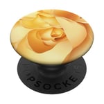 coque roses fleurs fleur jaune PopSockets PopGrip Adhésif