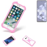 protective ring for HMD Vibe Silicone Case Softcase Bumper pink