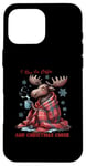 Coque pour iPhone 16 Pro Max Café de Noël animal élan