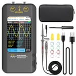 BSIDE Oscilloscope Numérique Portable 2 Canaux 50MHz Oscilloscope Portable à Écran Tactile Angle de Vue Complet 3,98 Pouces Oscilloscope Générateur de Signal Rechargeable pour Automobile Électronique