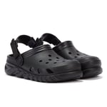 Crocs Unisex Duet Max 2 Black Clogs material_Synthetic - Size UK 11