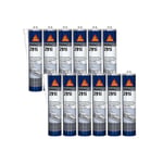 Lot de 12 colles mastic marine SIKA Sikaflex 291i - Blanc - 300ml