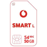 Vodafone Contrat Mobile Smart L, contrat Mobile avec Volume de données de 50 Go, Compatible 5G, téléphone et SMS vers Le réseau Allemand