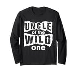 Uncle Of The Wild One Vintage Style Funny 1st Birthday Party Long Sleeve T-Shirt