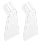 Bebochoi Lot de 2 buses de nettoyage pour tapis, brosse rotative sous vide, buse transparente pour aspirateur, buse de retrait universelle pour le nettoyage des canapés rembourrés