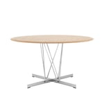 Kartell - Viscount Of Wood Round Ash - Matbord - Philippe Starck - Träfärgad - Metall/Trä