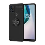 OnePlus Nord N10 5G skal med stativ - Svart Svart