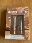 Brand New & Boxed SUNKISSED Bronzed Glow Liquid Bronzer Duo Gift Set VEGAN