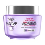 3 x L'Oreal Elvive Hydra Hyaluronic Moisture Wrapping Mask 300ml