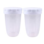 3X(2 Pcs Icing Sugar Shaker Flour Shaker with Lid for Cocoa Shaker Powder Flour