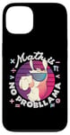 Coque pour iPhone 13 Math is No ProbLlama Jeu de mots amusant en forme de lama