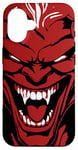 Coque pour iPhone 16 Satan rieur diable Baphomet Mephisto Luficer Death Metal