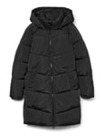 Vero Moda Femme Vmhalsey Coat Boos Manteau , Schwarz,L