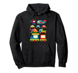 Transportation Trucks Cars Trains Planes Helicopters Toddler Pullover Hoodie