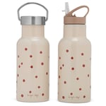 Konges Sløjd thermo bottle 350 ml - raspbery/red dot