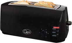 Quest 35069 Extra Wide 4 Slice Long Slot Toaster / Variable Browning Control / 